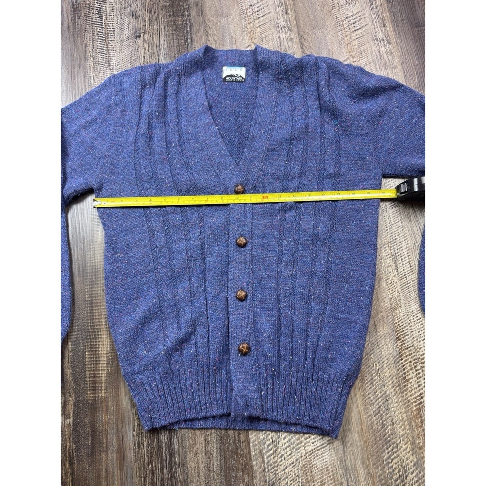 Iron Mountain Clothing Vintage Cardigan Sweater Made In USA Medium Grandpa - Picture 4 of 9